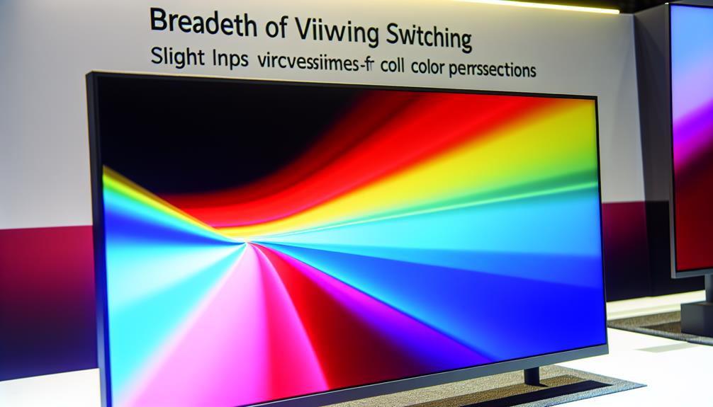 vibrant colors wide viewing